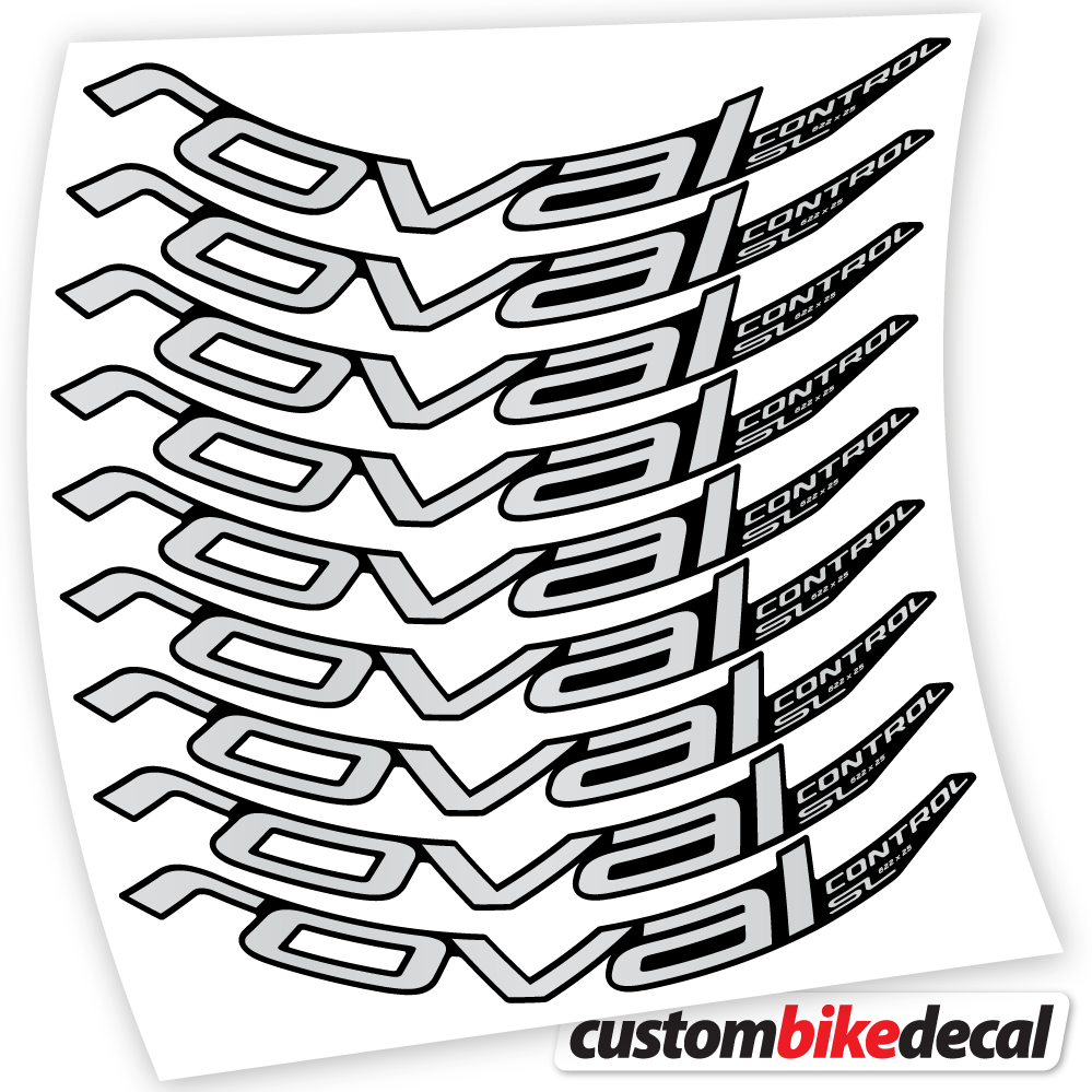 Light Silver decal for Roval Control SL 2020 Bikes MTB 29 MTB wheel – bike sticker vinyl