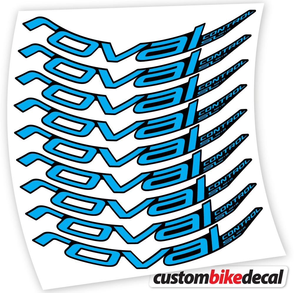 Sky Blue decal for Roval Control SL 2020 Bikes MTB 29 MTB wheel – bike sticker vinyl