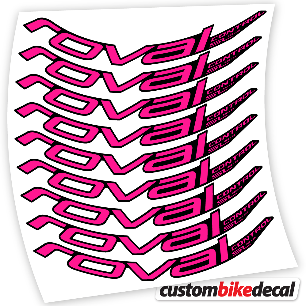 Neon Pink decal for Roval Control SL 2020 Bikes MTB 29 MTB wheel – bike sticker vinyl