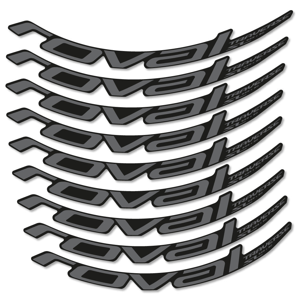 Stickers Roval Traverse SL Carbon 622x30 2019, 2020 compatibles Autocollants roues VTT 29"