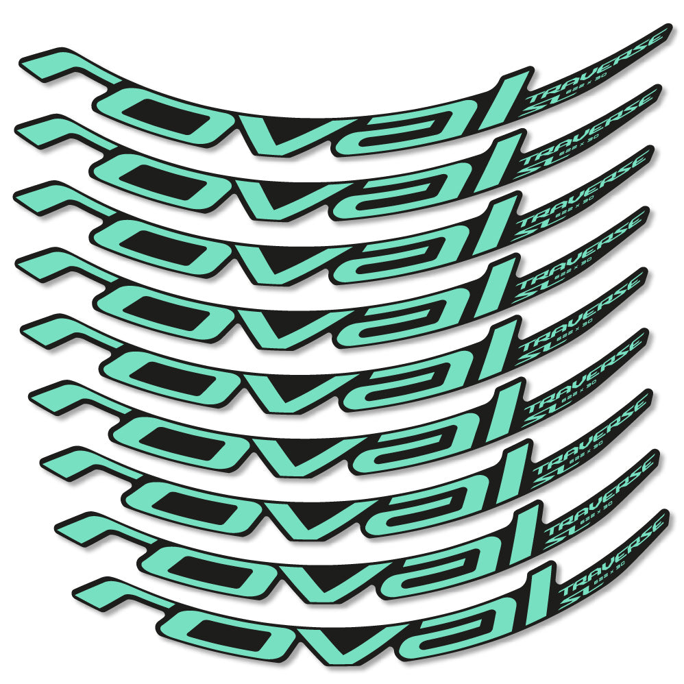 Stickers Roval Traverse SL Carbon 622x30 2019, 2020 compatibles Autocollants roues VTT 29"