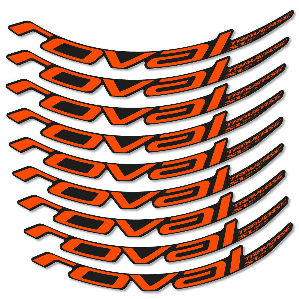 Stickers Roval Traverse SL Carbon 622x30 2019, 2020 compatibles Autocollants roues VTT 29"