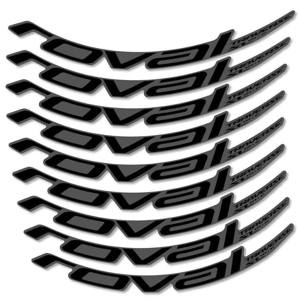 Stickers Roval Traverse SL Carbon 622x30 2019, 2020 compatibles Autocollants roues VTT 29"