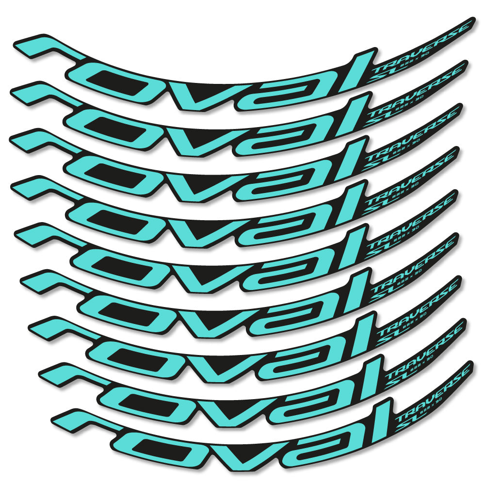 Stickers Roval Traverse SL Carbon 622x30 2019, 2020 compatibles Autocollants roues VTT 29"