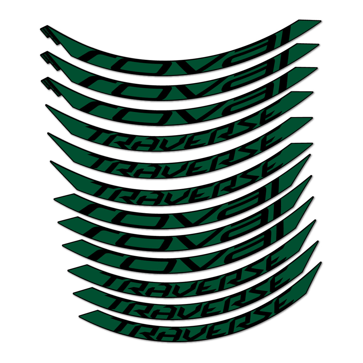Dark Green decal for Roval Traverse Alloy 2015-2017 MTB wheel 29" – bike sticker vinyl