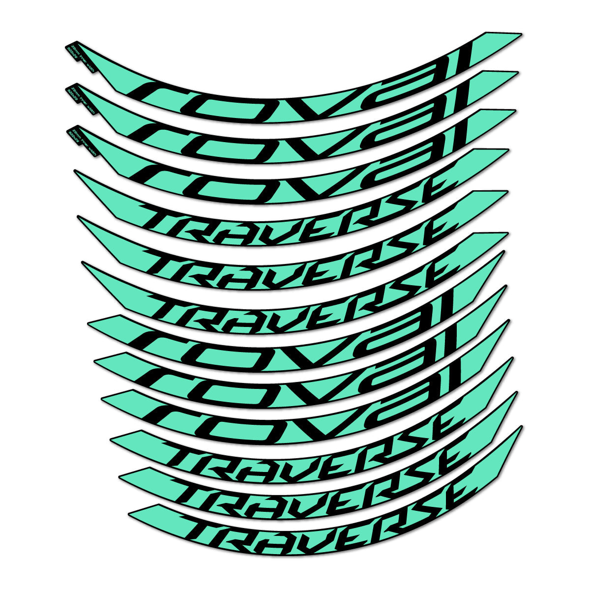 Mint decal for Roval Traverse Alloy 2015-2017 MTB wheel 29" – bike sticker vinyl