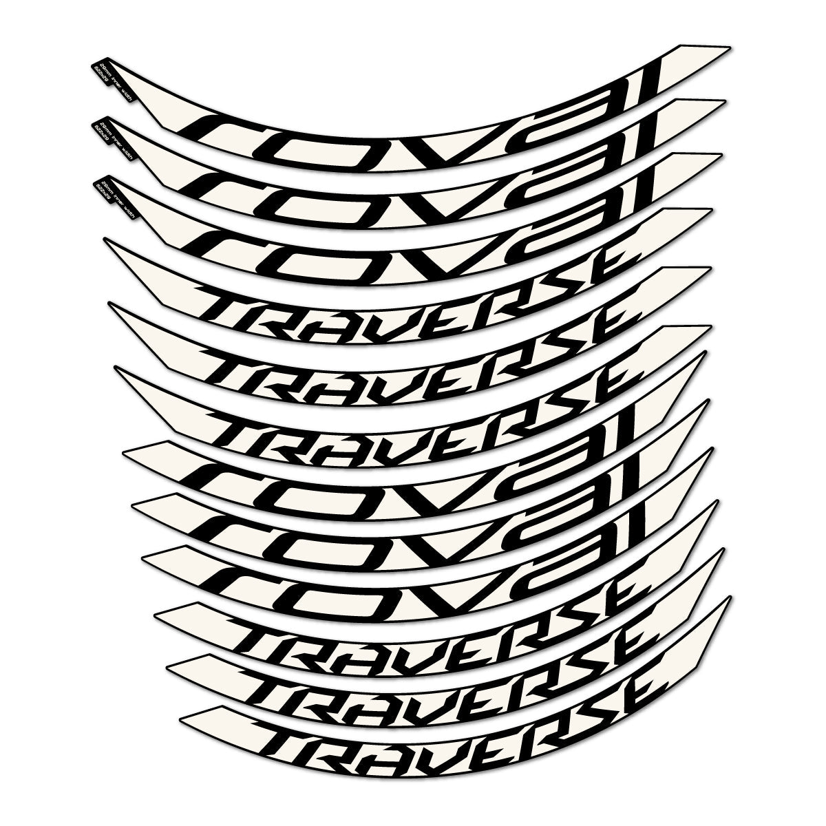 Bone White decal for Roval Traverse Alloy 2015-2017 MTB wheel 29" – bike sticker vinyl