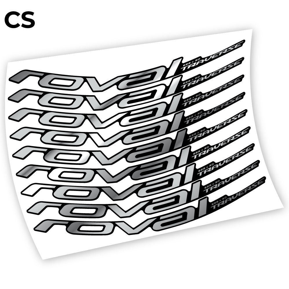 Compatible Autocollant, Roval Traverse Alloy 2019, Mountain Wheel Vélos Vinyle sticker