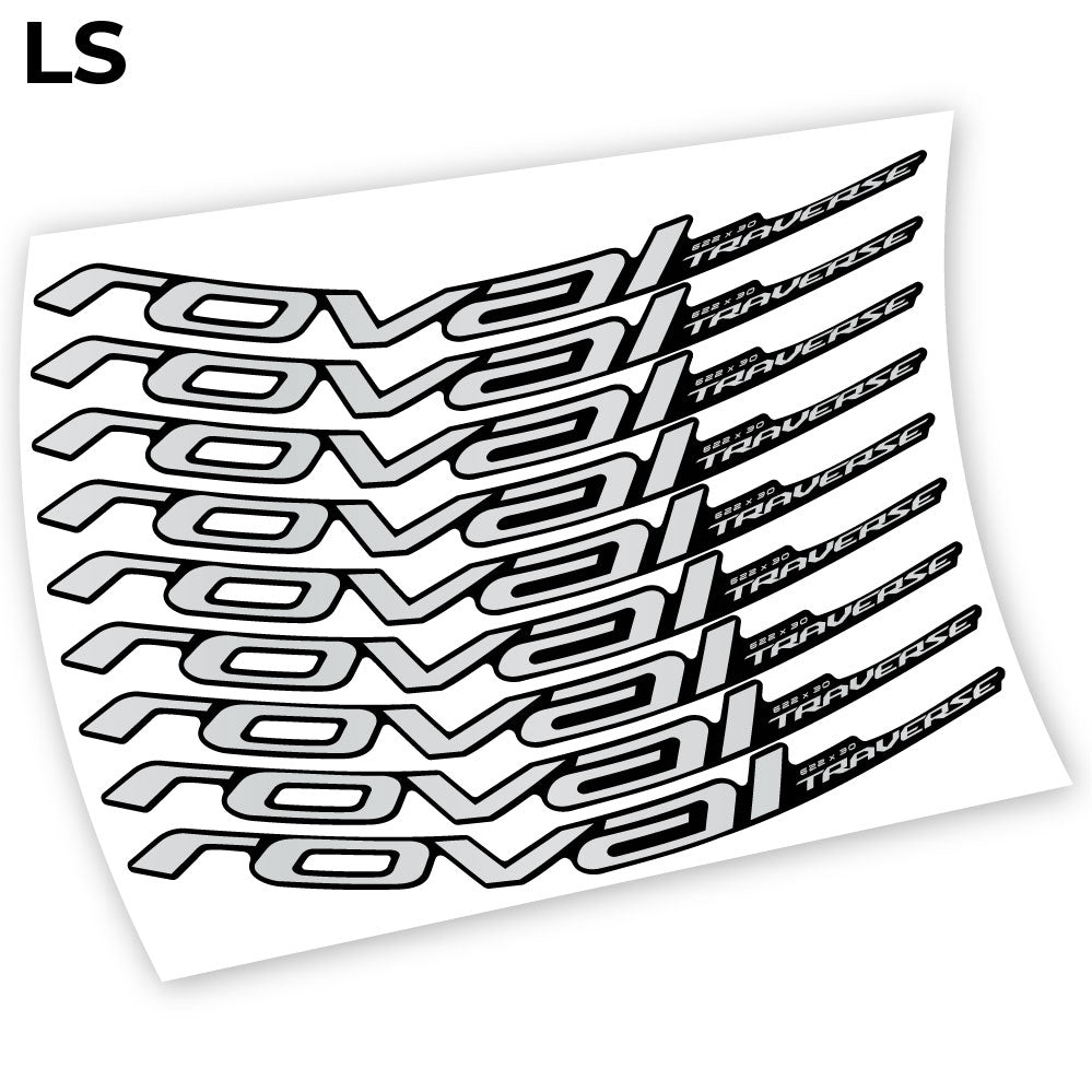Compatible Autocollant, Roval Traverse Alloy 2019, Mountain Wheel Vélos Vinyle sticker