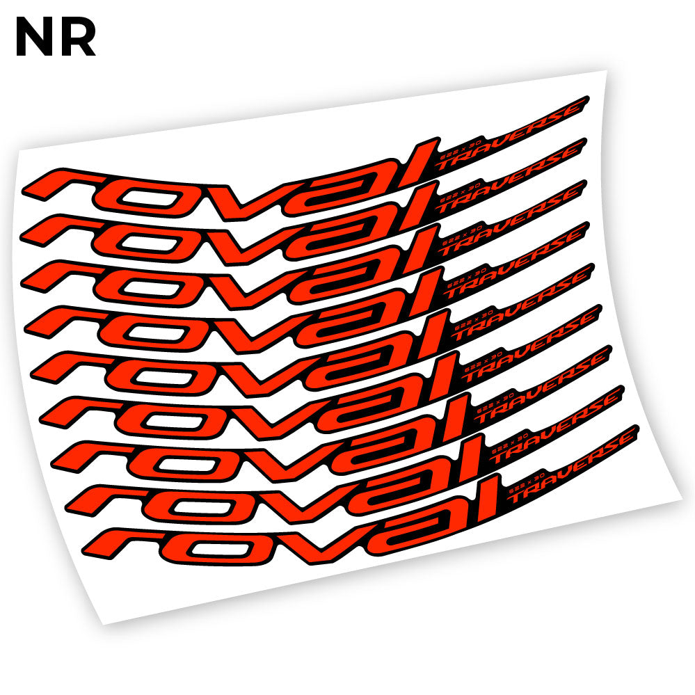 Compatible Autocollant, Roval Traverse Alloy 2019, Mountain Wheel Vélos Vinyle sticker