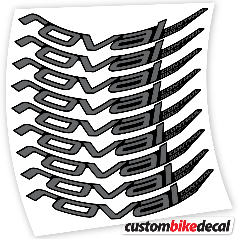 Trac Grey decal for Roval Control SL 2020 Bikes MTB 29 MTB wheel – bike sticker vinyl