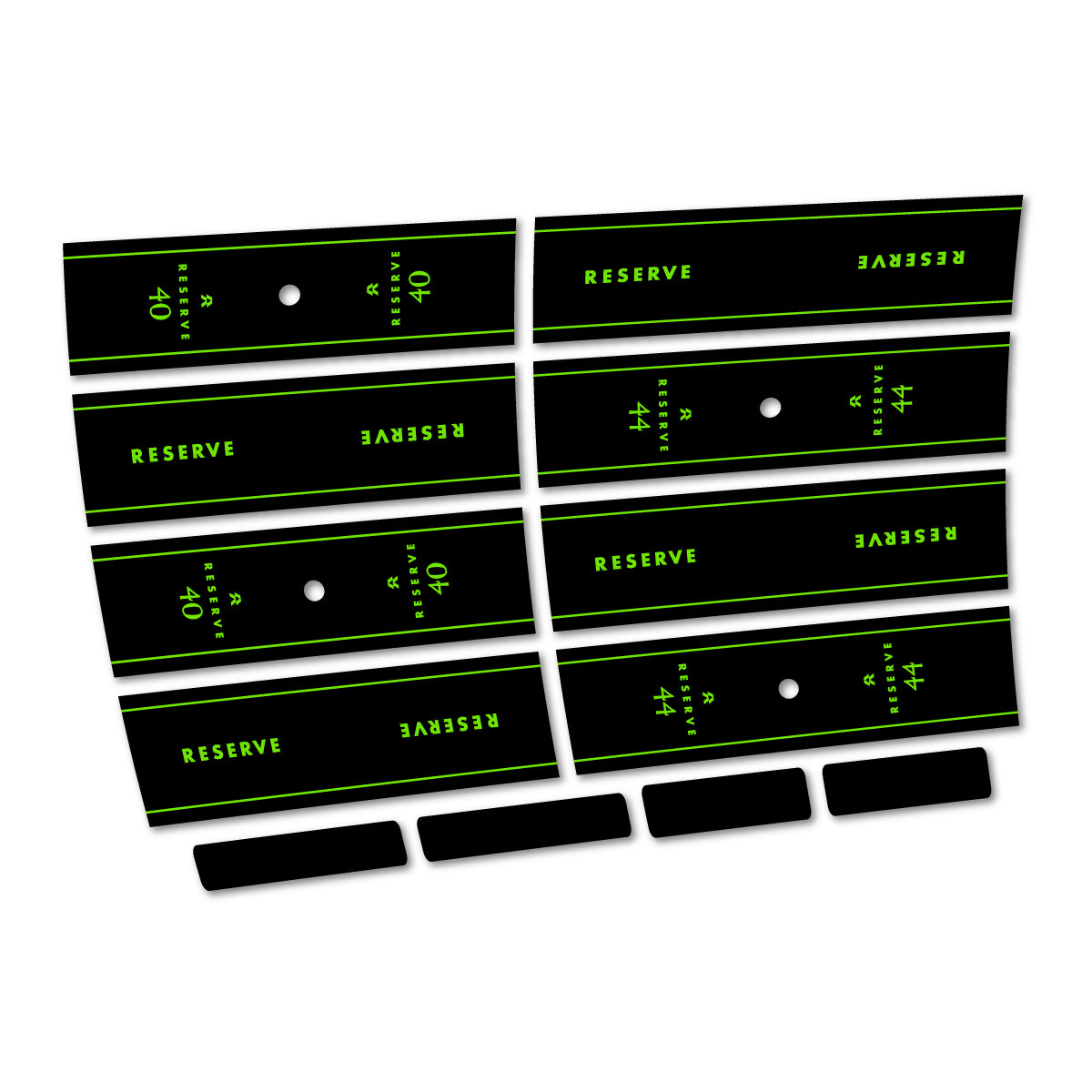 Apple Green decal for Reserve 40/44 GR 2024-2026 MTB wheel 29" – bike sticker vinyl