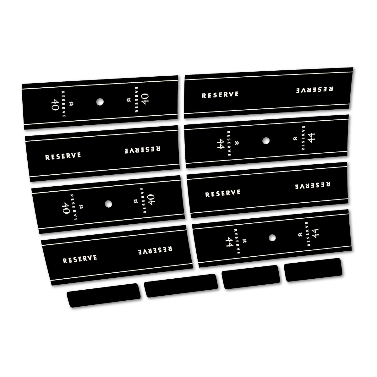 Stickers compatibles Reserve 40/44 GR 2024-2026 pour jantes VTT 29" – autocollants vinyle - Blanc Cassé