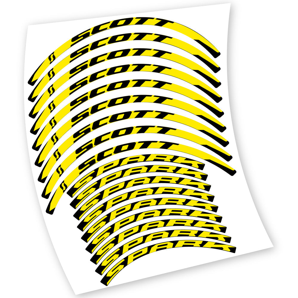 Stickers Scott Spark compatibles Autocollants roues VTT