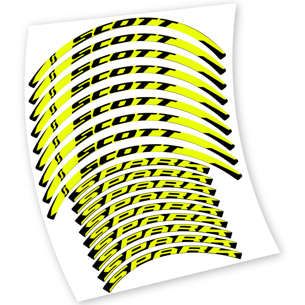 Stickers Scott Spark compatibles Autocollants roues VTT