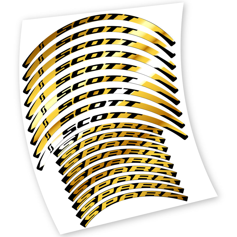 Stickers Scott Spark compatibles Autocollants roues VTT