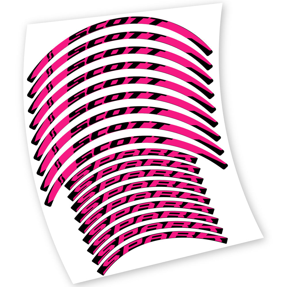 Stickers Scott Spark compatibles Autocollants roues VTT