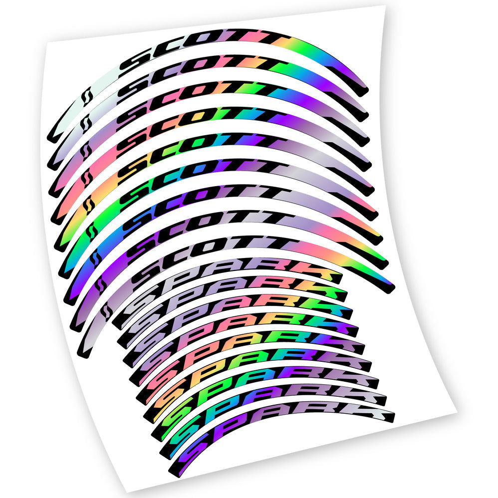 Stickers Scott Spark compatibles Autocollants roues VTT