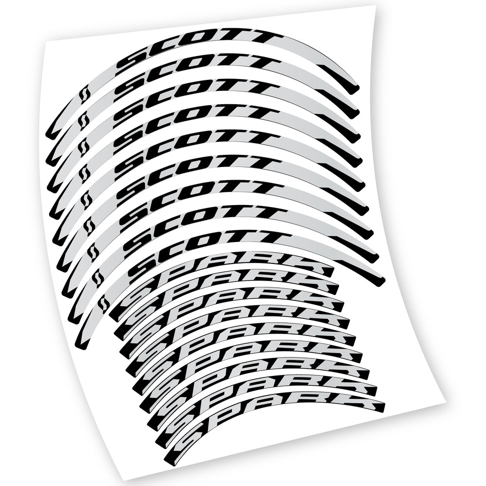 Stickers Scott Spark compatibles Autocollants roues VTT