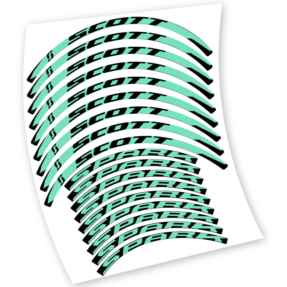 Stickers Scott Spark compatibles Autocollants roues VTT