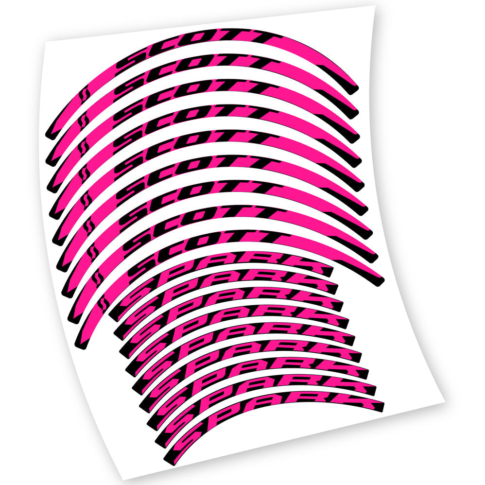 Stickers Scott Spark compatibles Autocollants roues VTT