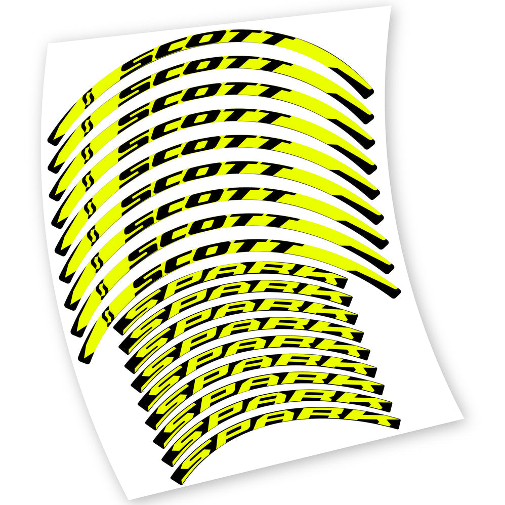 Stickers Scott Spark compatibles Autocollants roues VTT