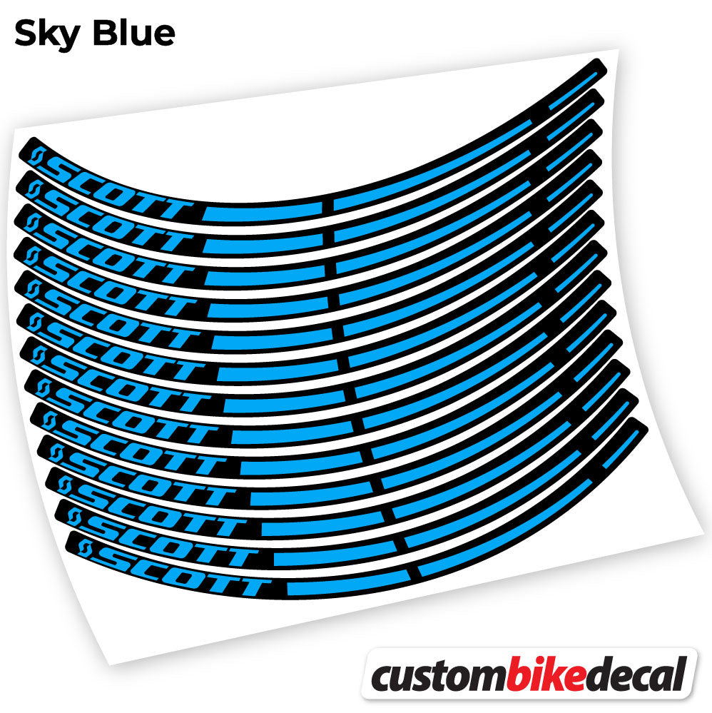 Decal for Scott MTB wheel – bike sticker vinyl
