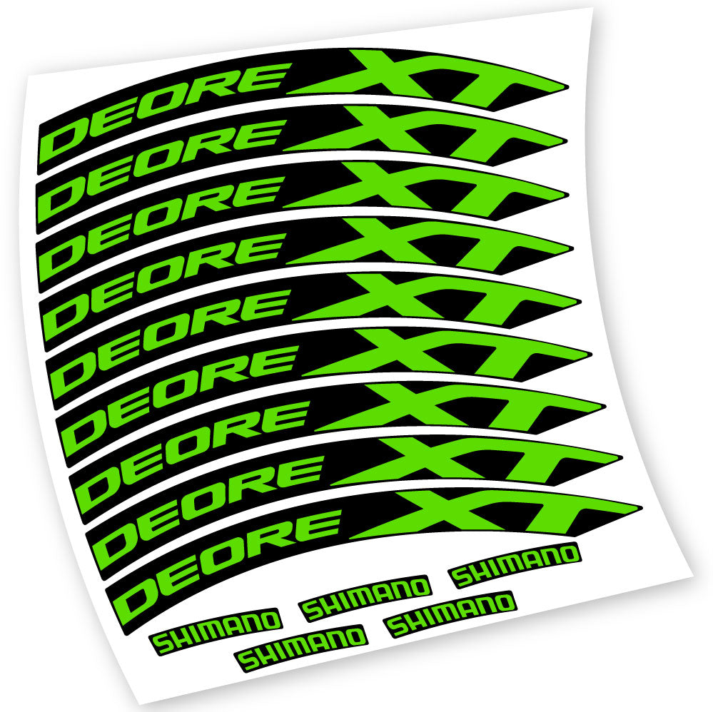 Stickers Mavic Shimano Deore XT M8000 compatibles Autocollants roues VTT 29"