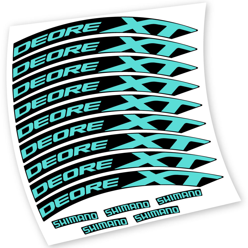 Stickers Mavic Shimano Deore XT M8000 compatibles Autocollants roues VTT 29"