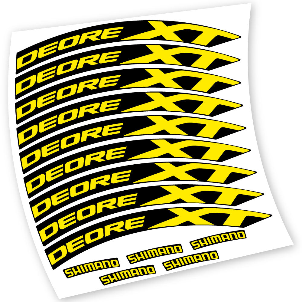 Stickers Mavic Shimano Deore XT M8000 compatibles Autocollants roues VTT 29"