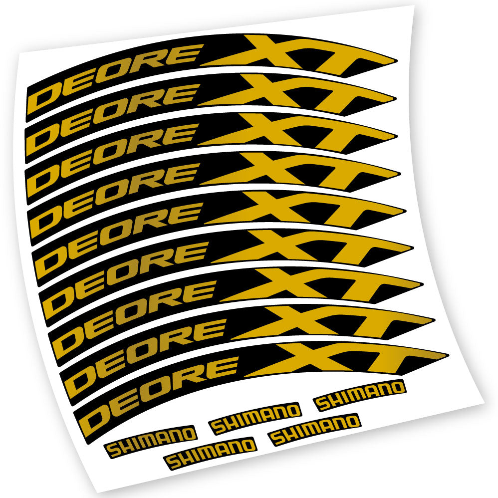 Stickers Mavic Shimano Deore XT M8000 compatibles Autocollants roues VTT 29"
