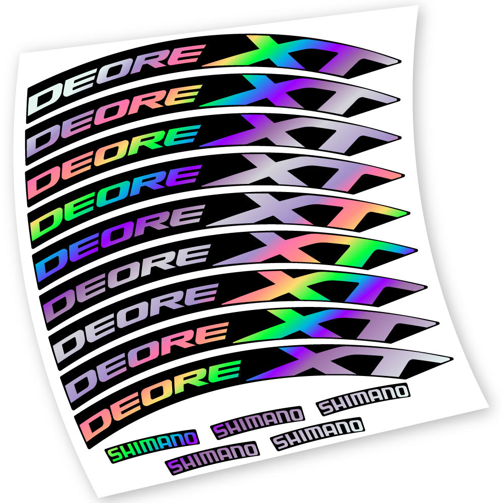 Stickers Mavic Shimano Deore XT M8000 compatibles Autocollants roues VTT 29"