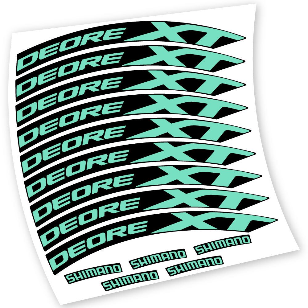 Stickers Mavic Shimano Deore XT M8000 compatibles Autocollants roues VTT 29"