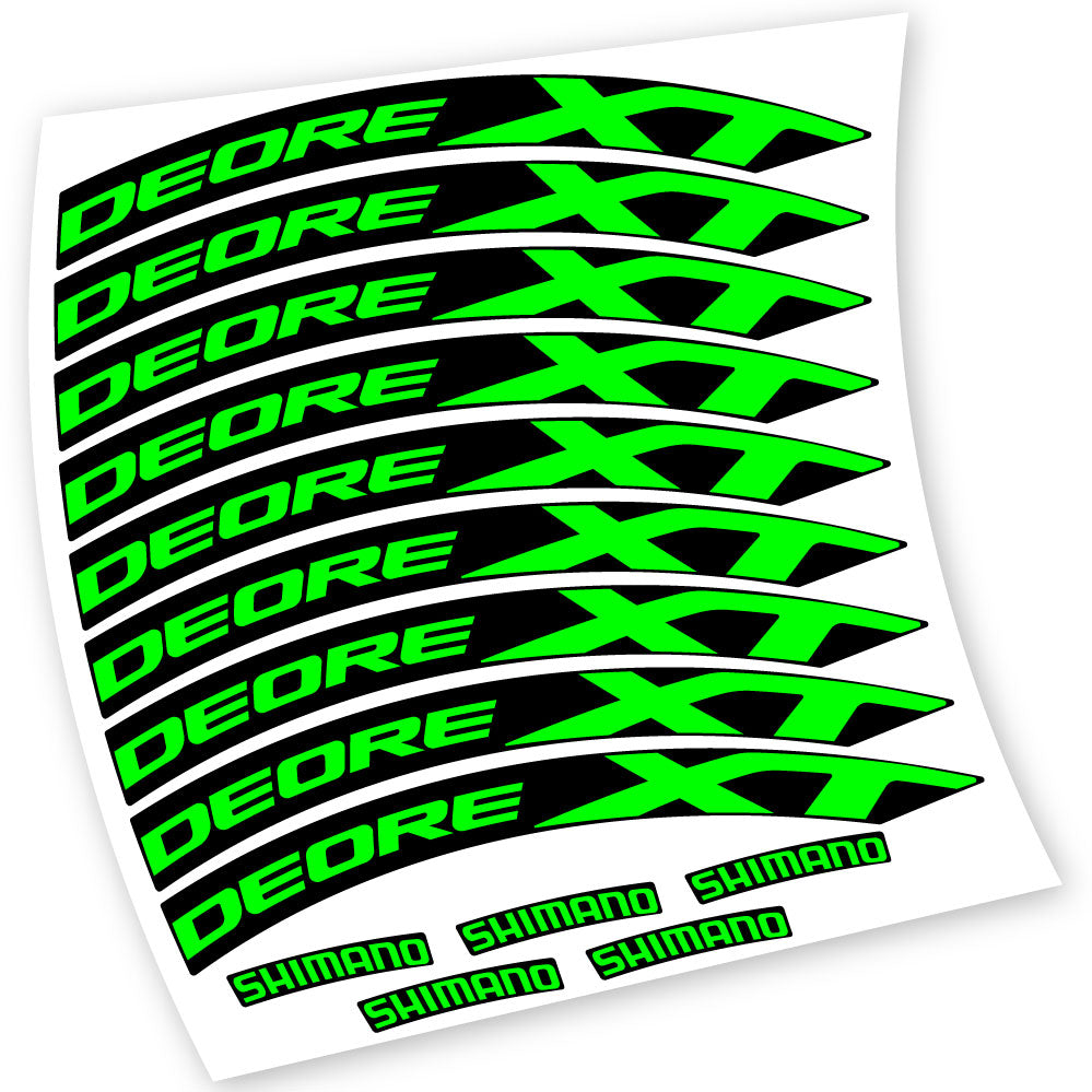 Stickers Mavic Shimano Deore XT M8000 compatibles Autocollants roues VTT 29"