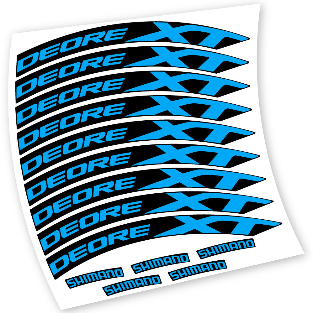 Stickers Mavic Shimano Deore XT M8000 compatibles Autocollants roues VTT 29"