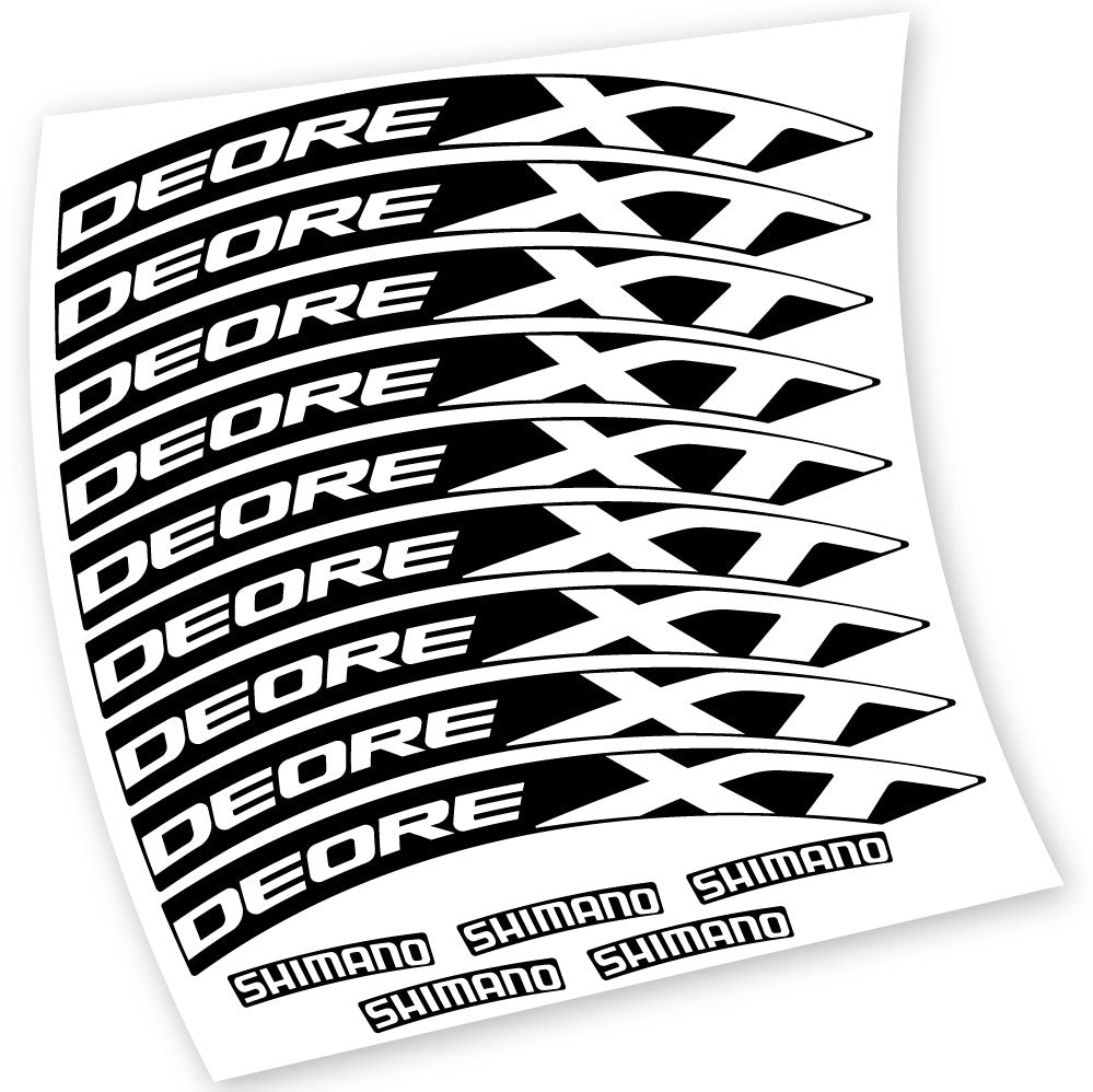 Stickers Mavic Shimano Deore XT M8000 compatibles Autocollants roues VTT 29"