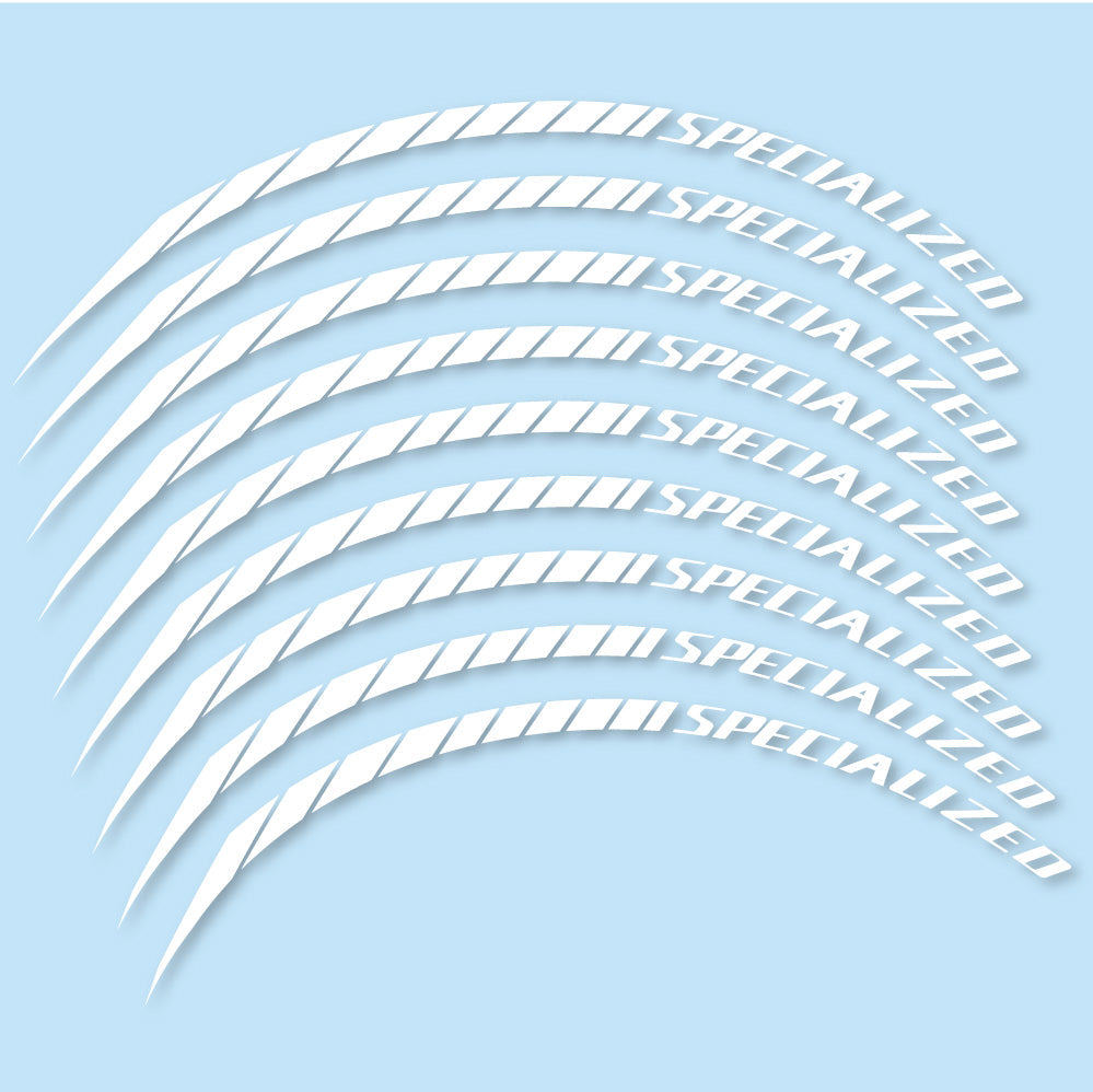 Stickers Specialized compatibles - Autocollants roue vélo VTT