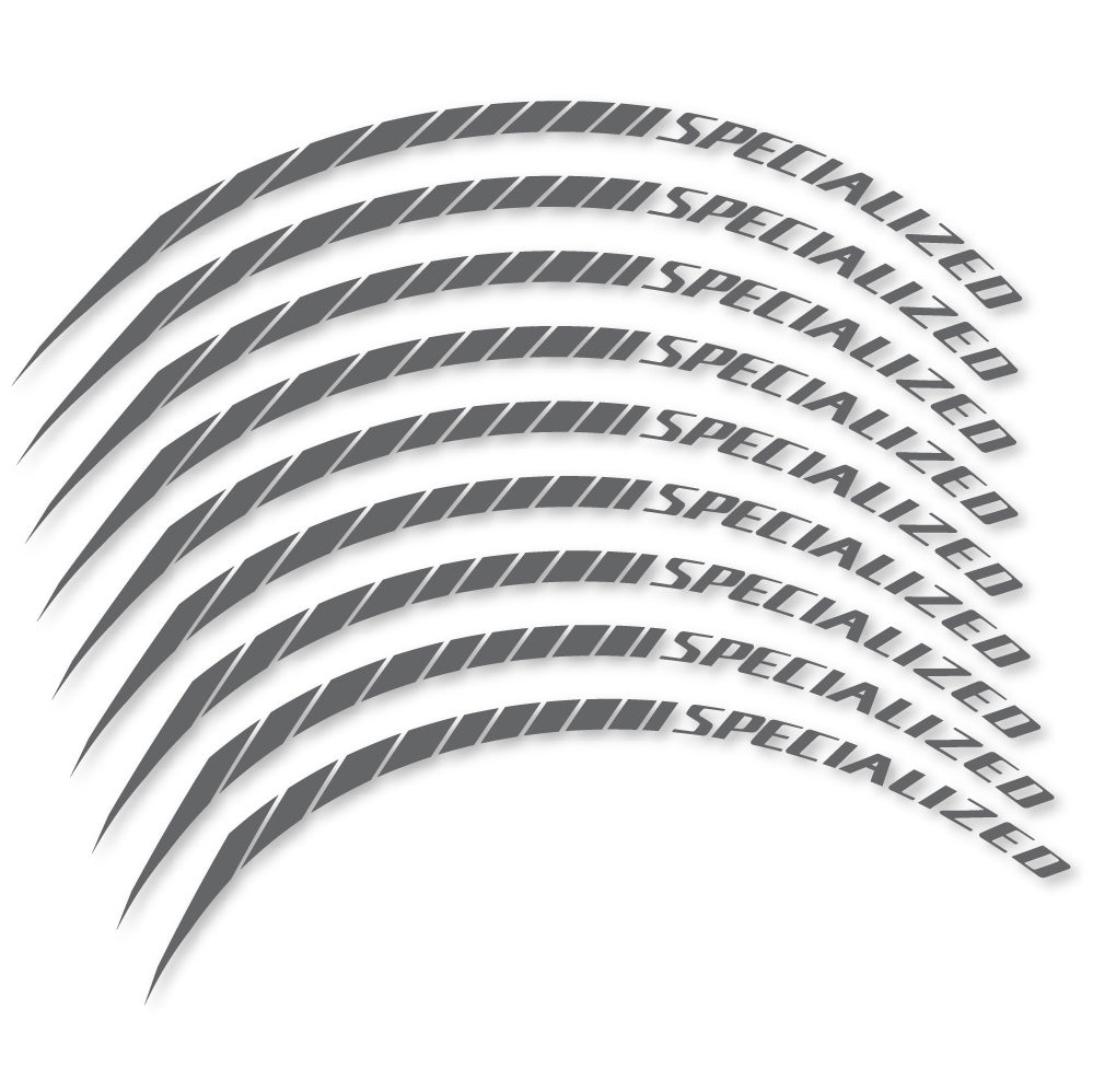 Stickers Specialized compatibles - Autocollants roue vélo VTT