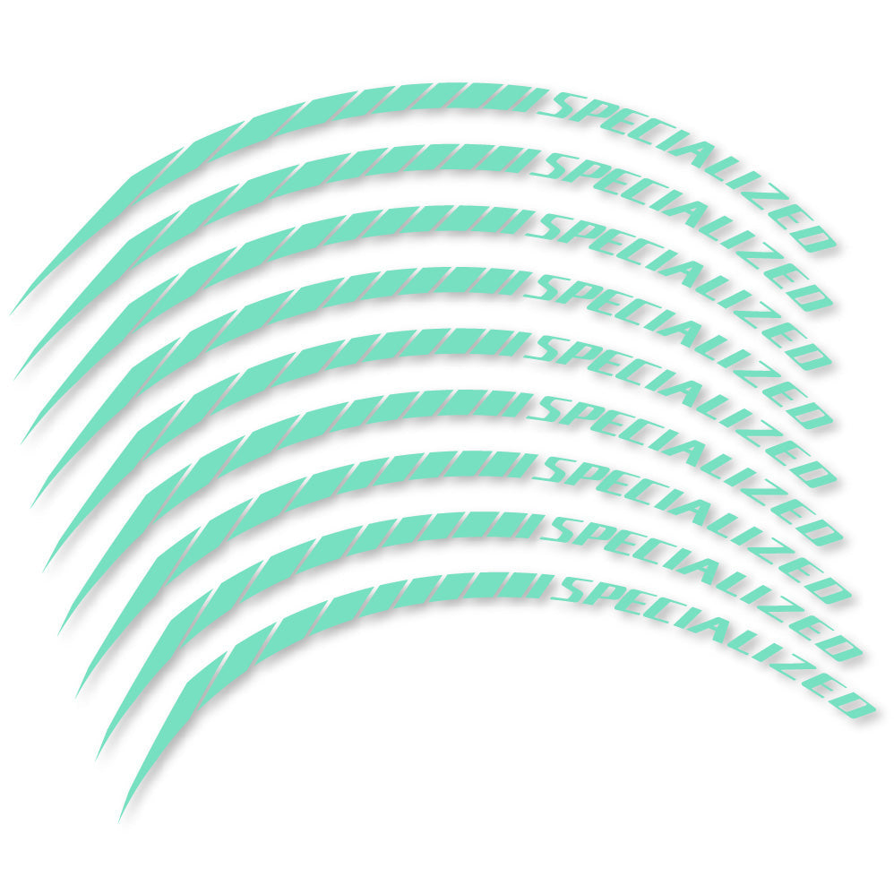 Stickers Specialized compatibles - Autocollants roue vélo VTT