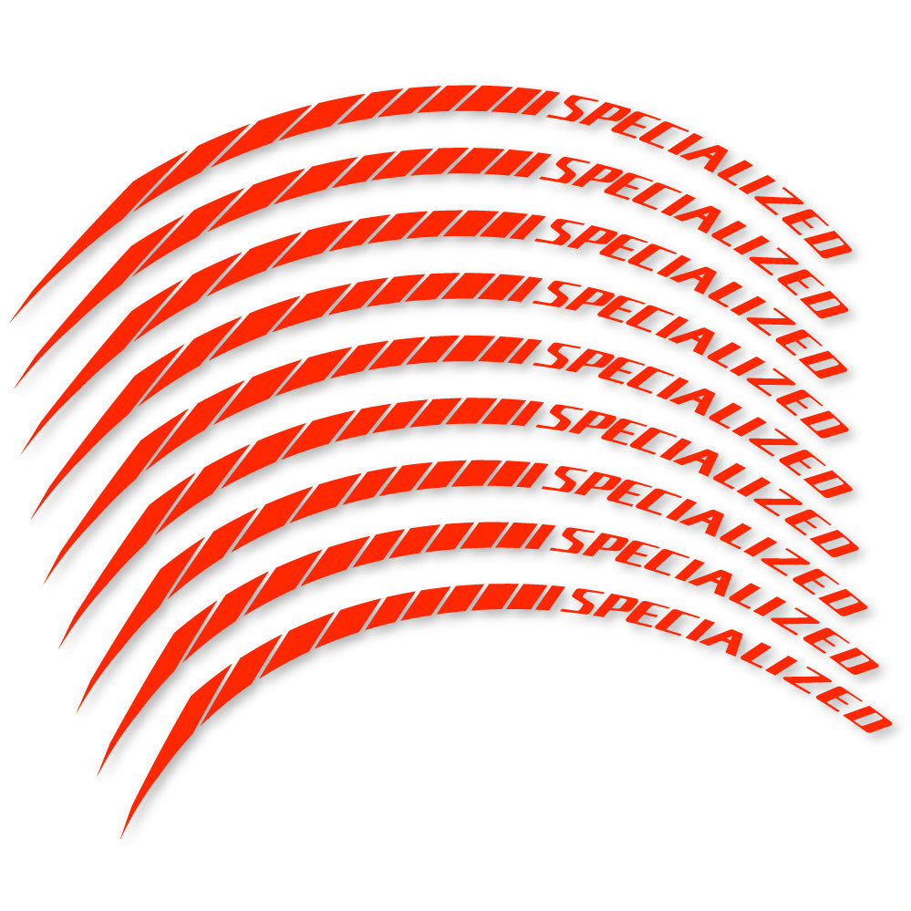 Stickers Specialized compatibles - Autocollants roue vélo VTT