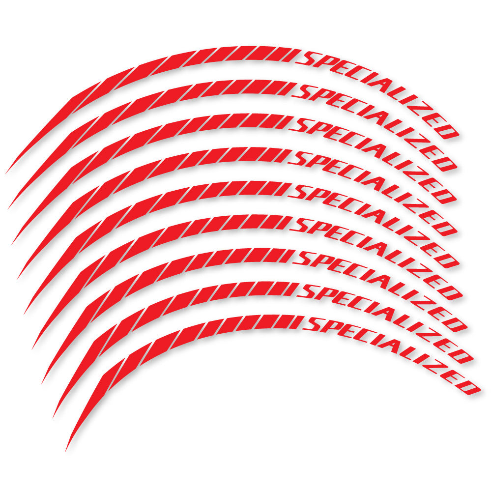 Stickers Specialized compatibles - Autocollants roue vélo VTT
