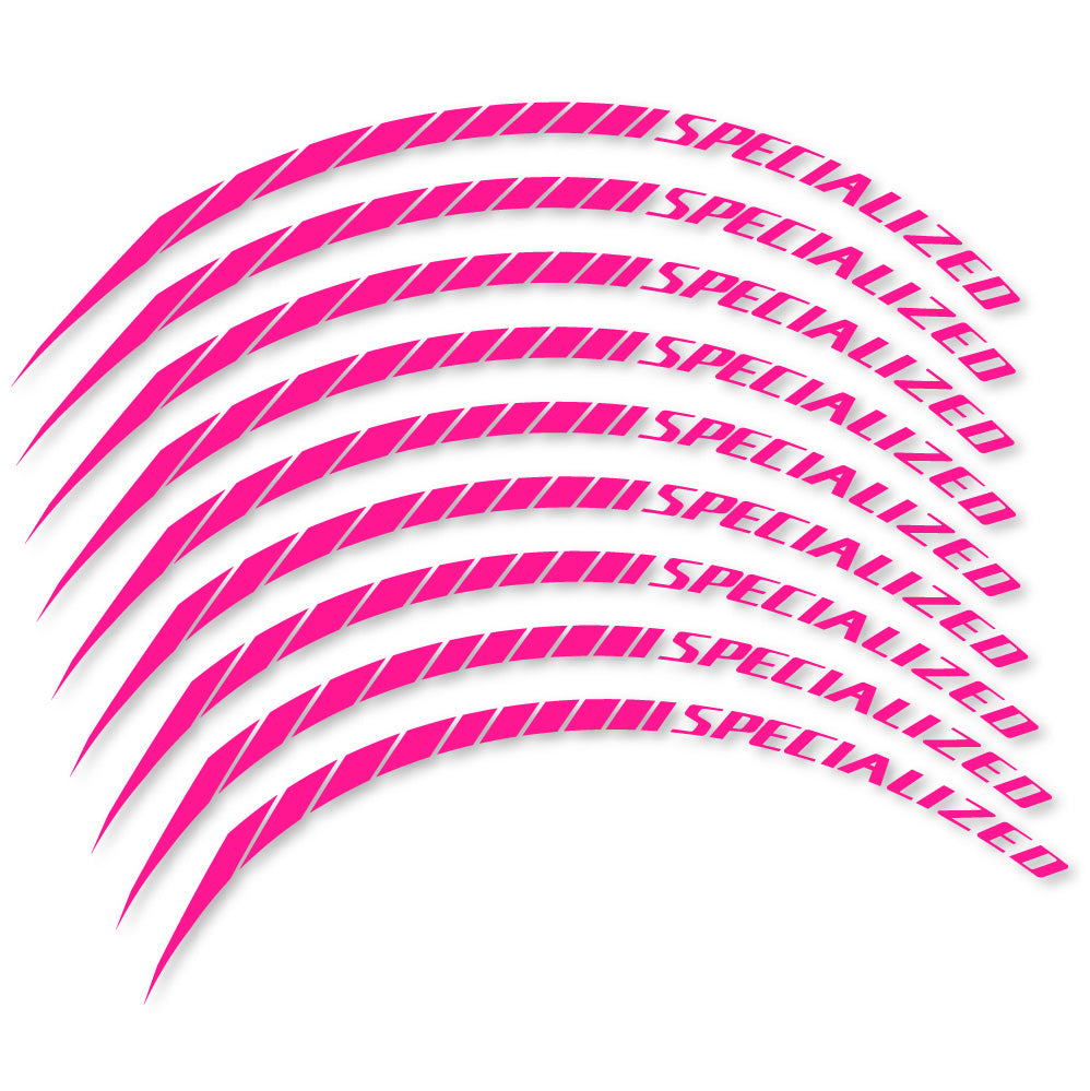 Stickers Specialized compatibles - Autocollants roue vélo VTT