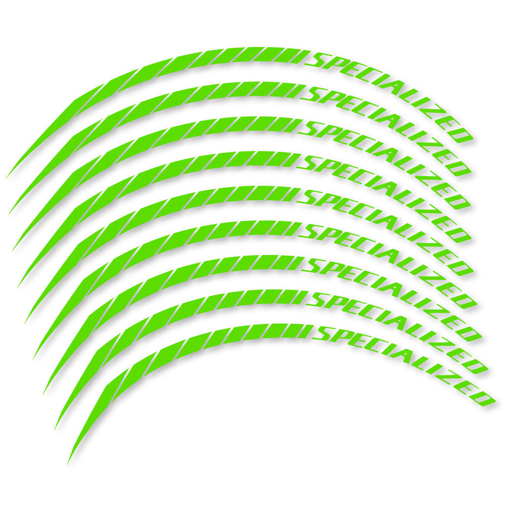 Stickers Specialized compatibles - Autocollants roue vélo VTT