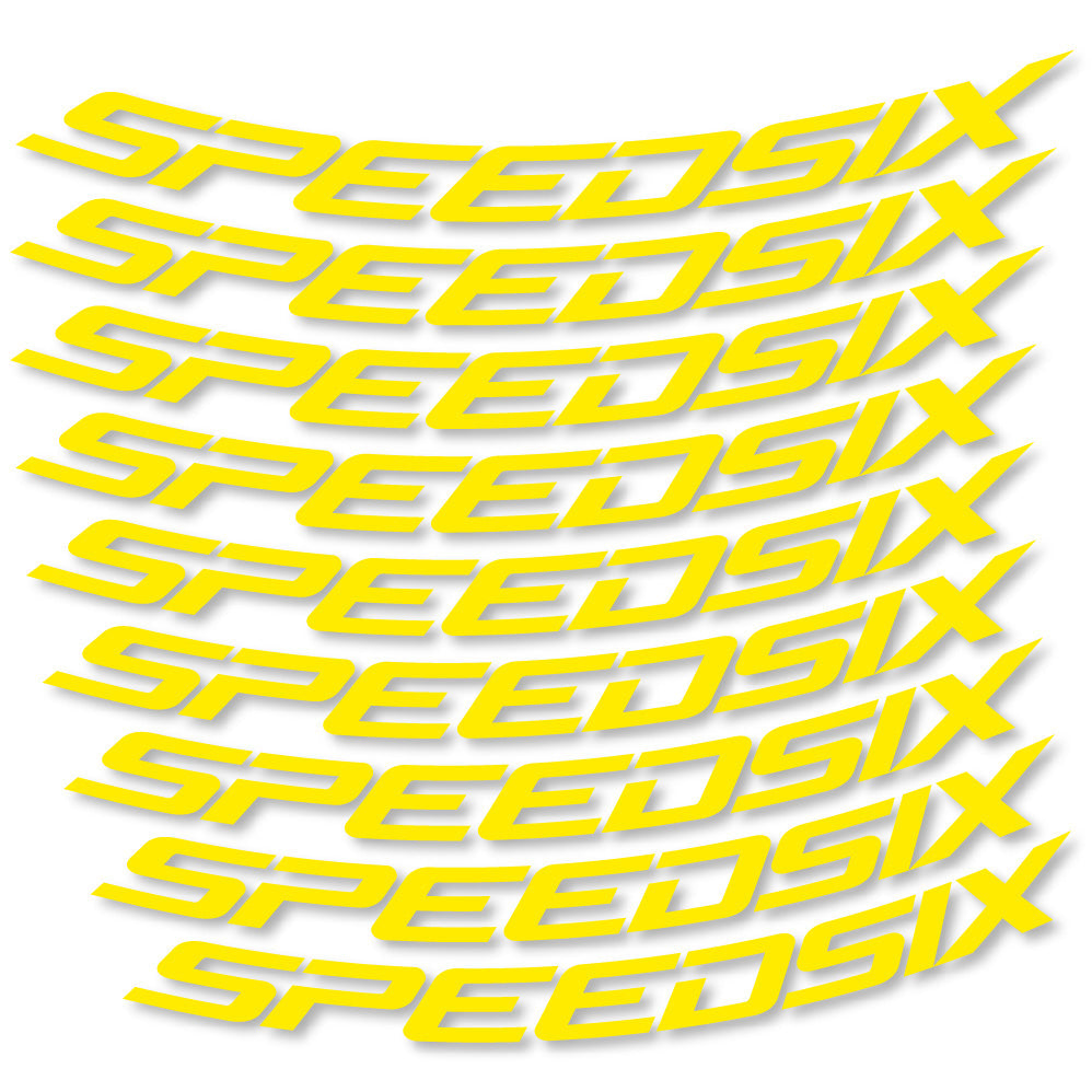 Stickers Speedsix compatibles Autocollants roues VTT 29"