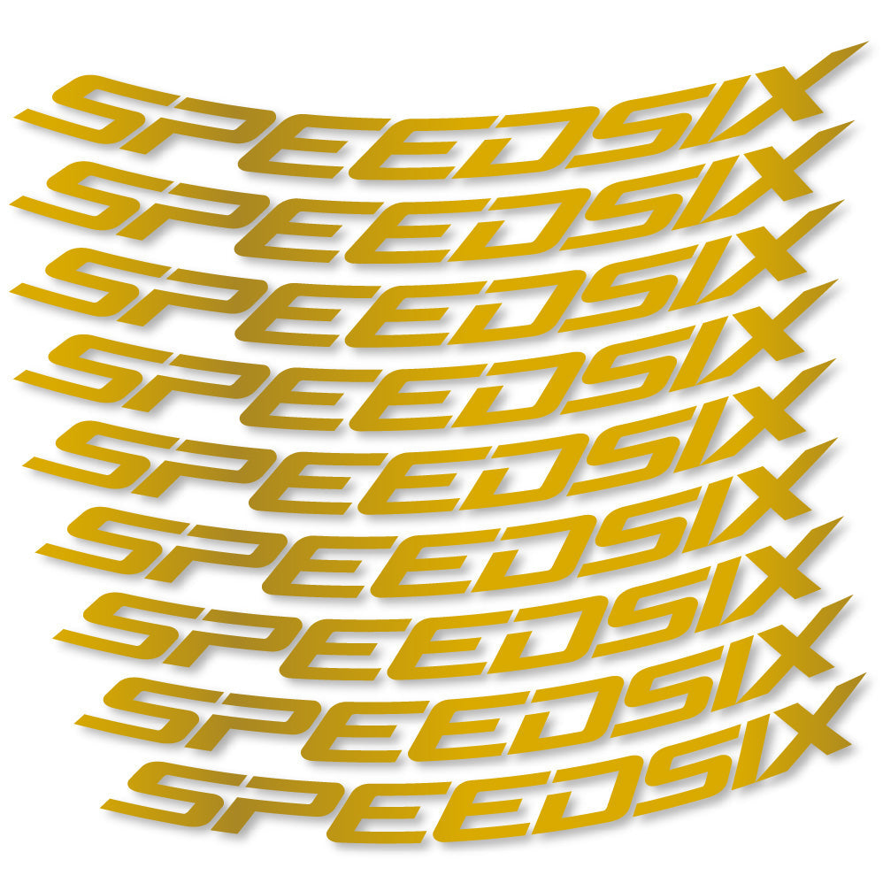 Stickers Speedsix compatibles Autocollants roues VTT 29"