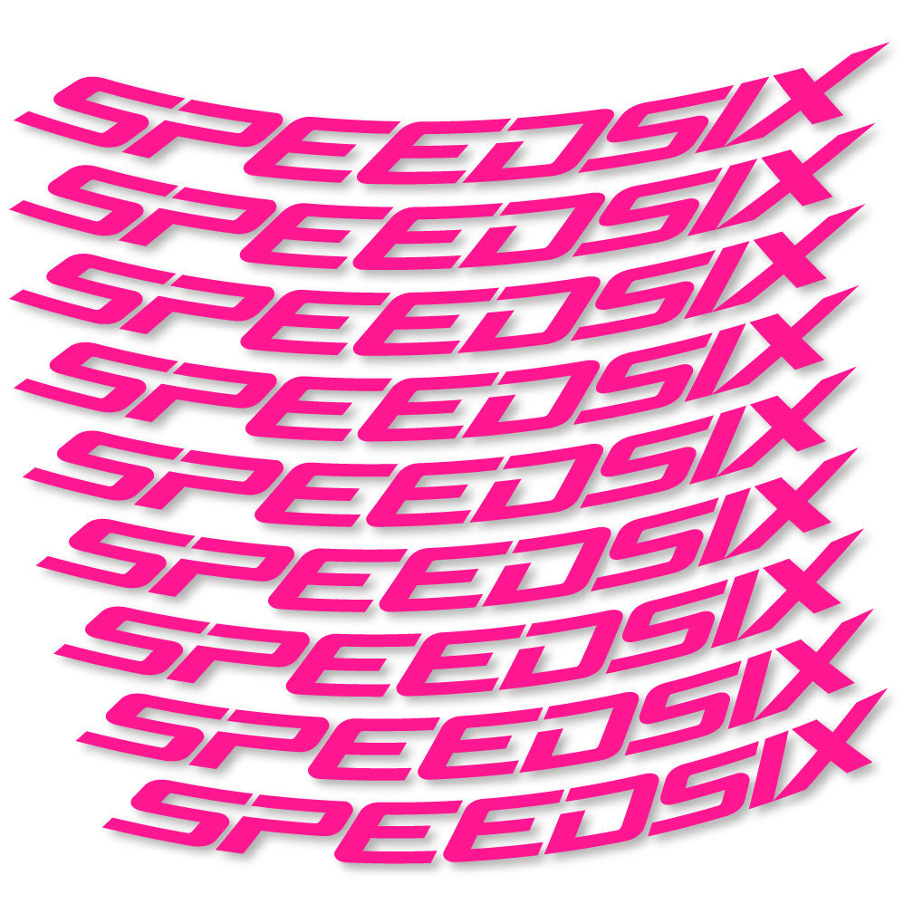Stickers Speedsix compatibles Autocollants roues VTT 29"