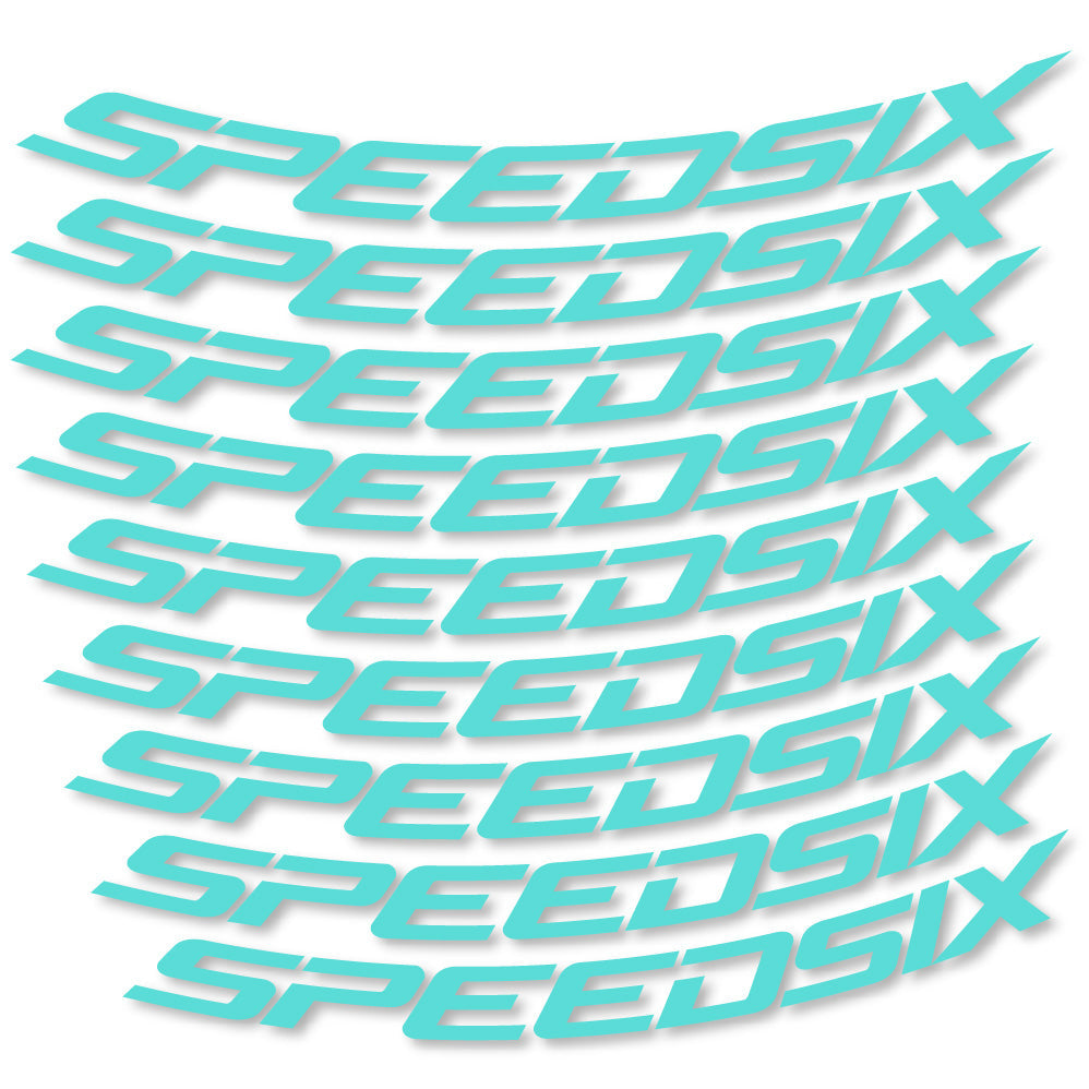 Stickers Speedsix compatibles Autocollants roues VTT 29"