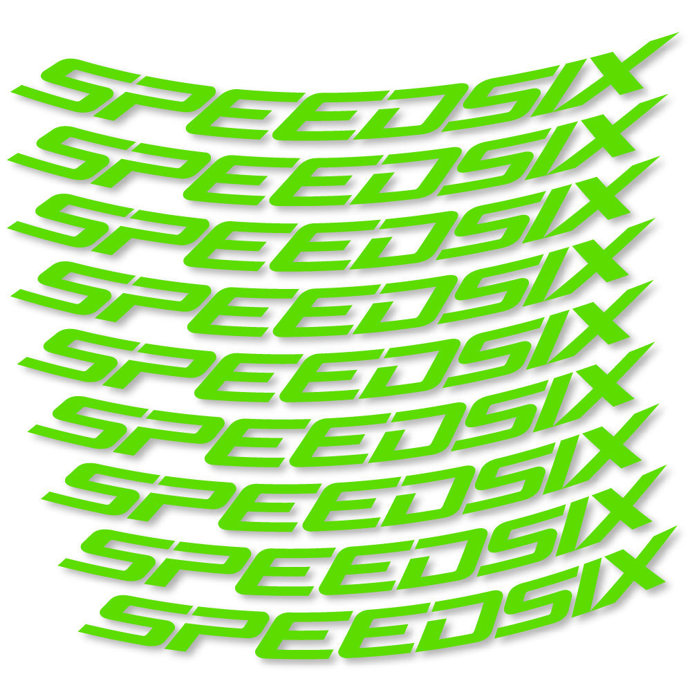 Stickers Speedsix compatibles Autocollants roues VTT 29"