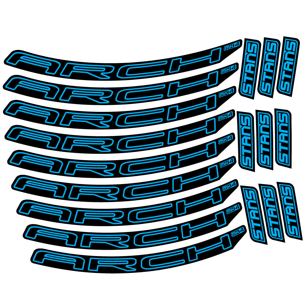 Stickers Stans Arch MK4 2021 compatibles - Autocollants roue vélo VTT