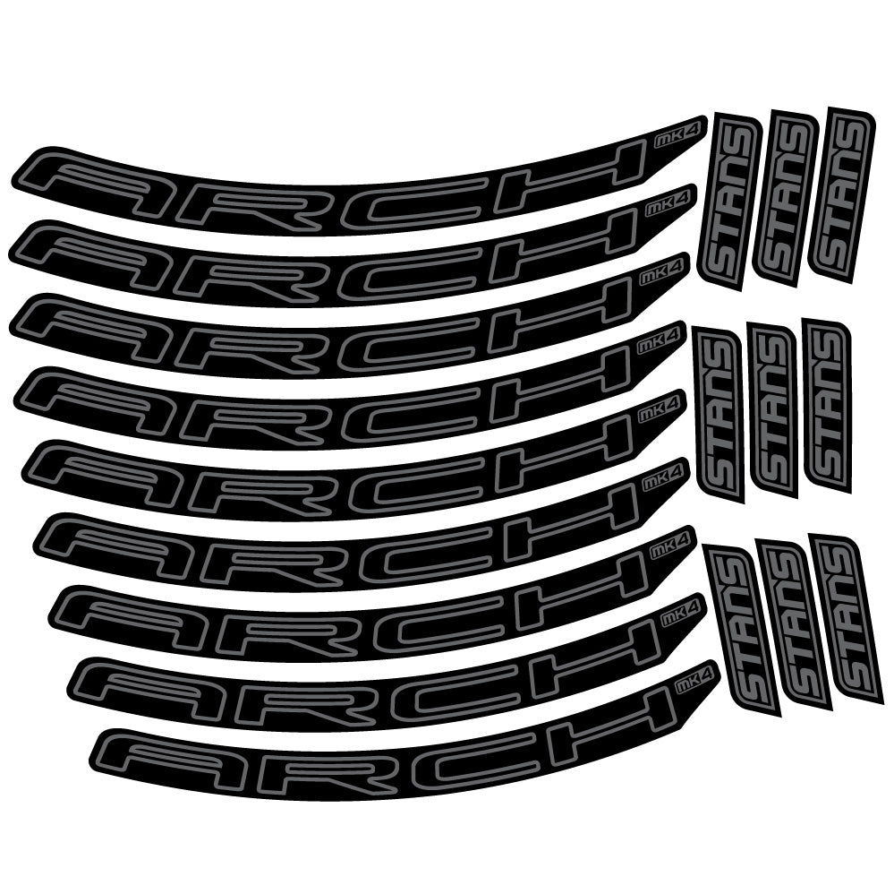 Stickers Stans Arch MK4 2021 compatibles - Autocollants roue vélo VTT